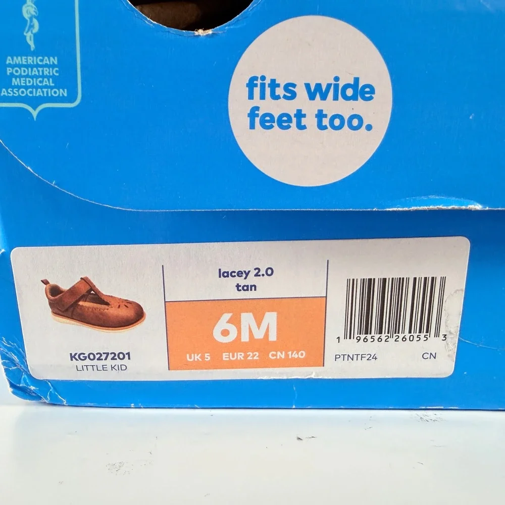 Stride Rite 360 Little Kid Lacey 2.0 Tan Mary Jane Shoes Size 6M NIB